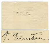 Albert Einstein Signature